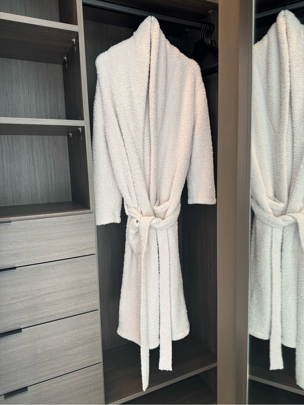 Barefoot Dreams CozyChic Plush Robe in Soft White